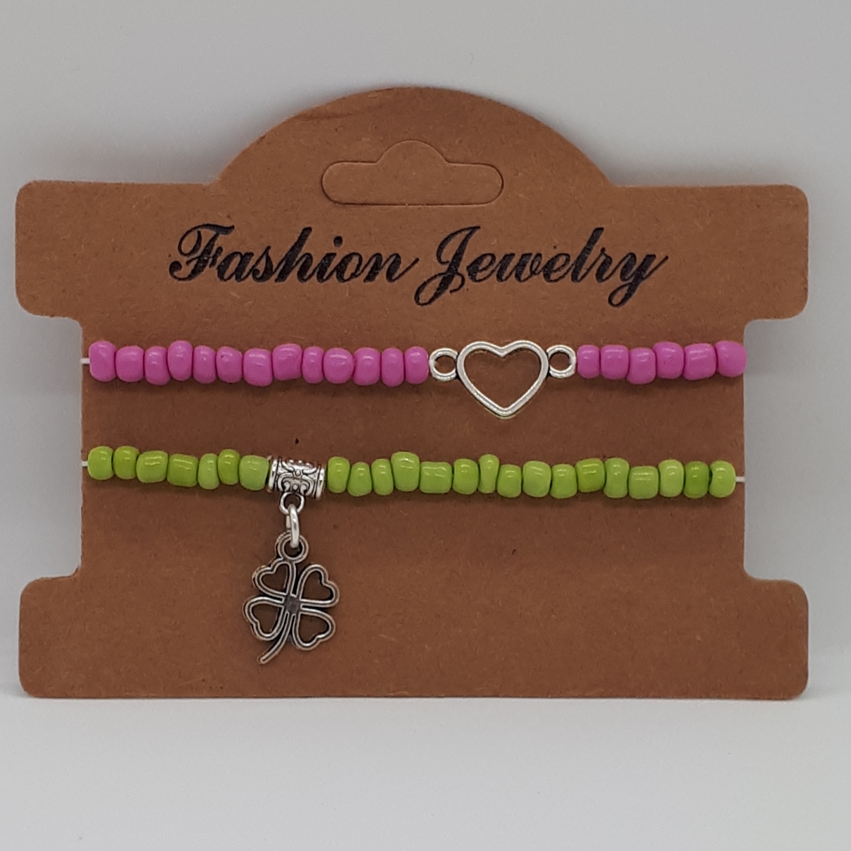 Charm Seed Bead Bracelet SKU BCS0003R040