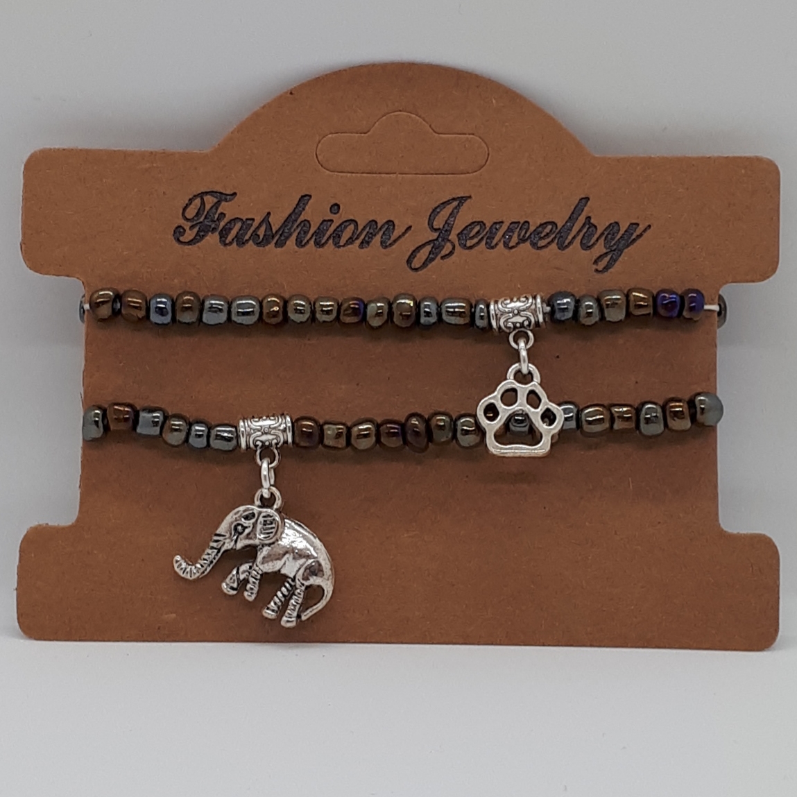 Charm Seed Bead Bracelet SKU BCS0004R040