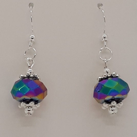 Silver Crystal Earrings SKU ESC0002R040