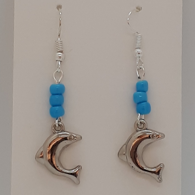 Silver Charm Seed Bead Earrings SKU ESCS0002R030