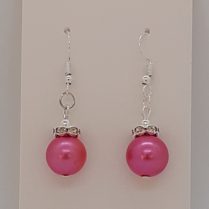 Earrings-Silver-Glass-Pearl-(DP)-R30