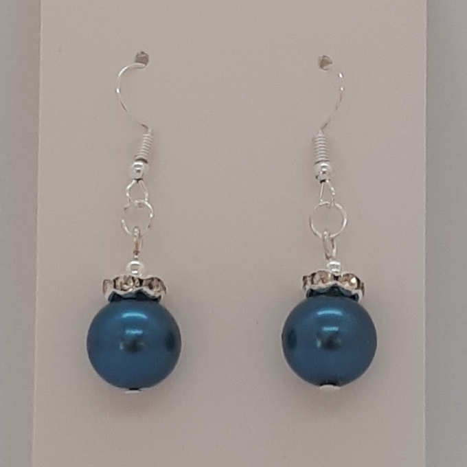 Earrings-Silver-Glass-Pearl-(T)-R30