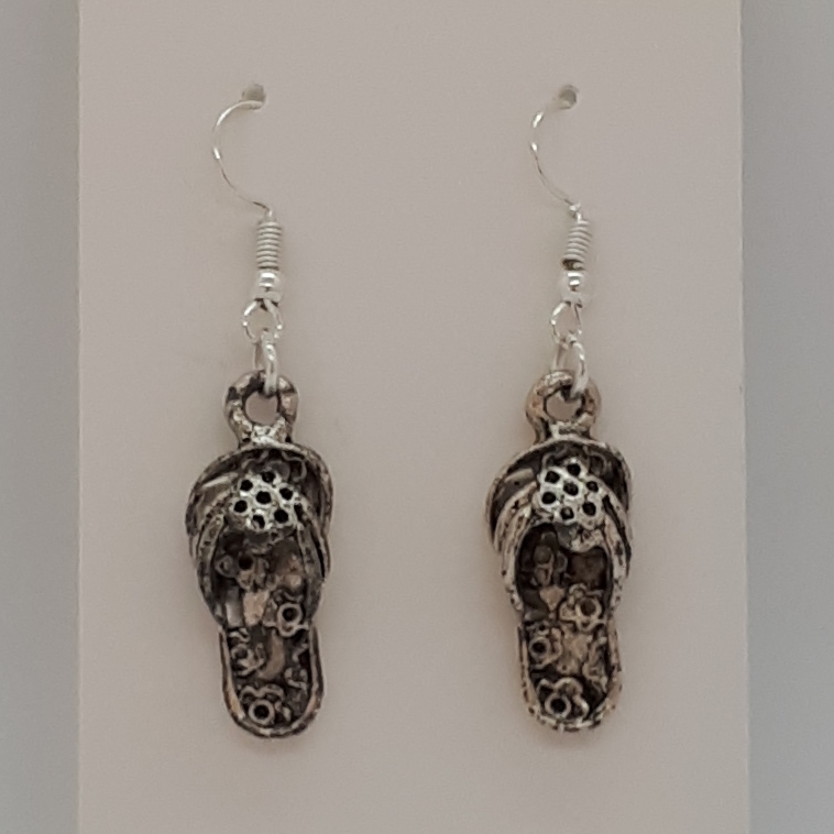 Earring-Silver-Charm-Sandal-R30